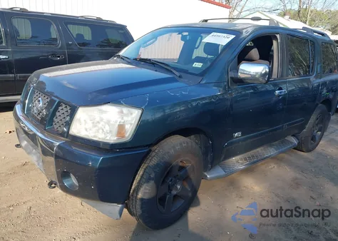 2005 Nissan Armada Se z USA, uszkodzony, nr VIN 5N1AA08B55N724070